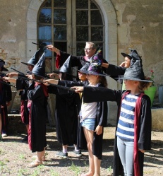 Groupe enfants Harry Potter.